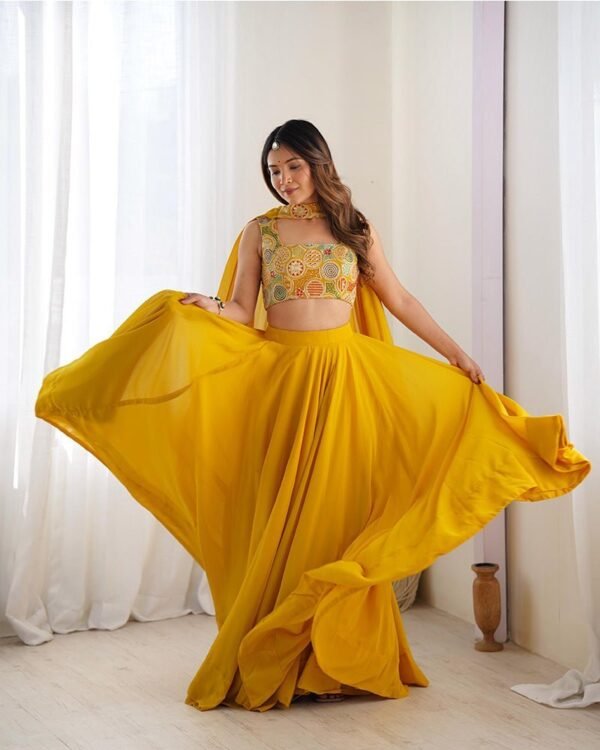 107_c5b65df1-3769-4d55-bd6c-6c64413cc7c9-1.jpg Yellow Color Pure Soft Georgette Lehenga Choli
