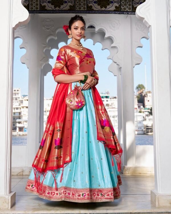 121_8703fb77-c3ed-4306-8ce0-f818a9bc5dae-1.jpg Sky Blue Color Jacquard silk Lehenga Choli