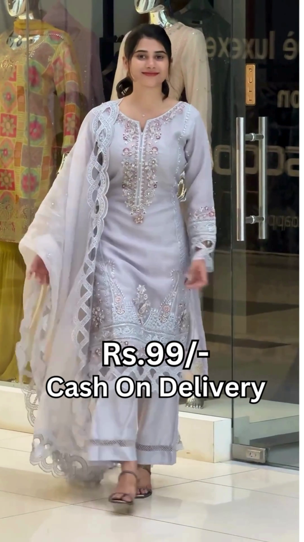 5004-2.png Celestial Pearl Grey Embroidered Organza Suit Set