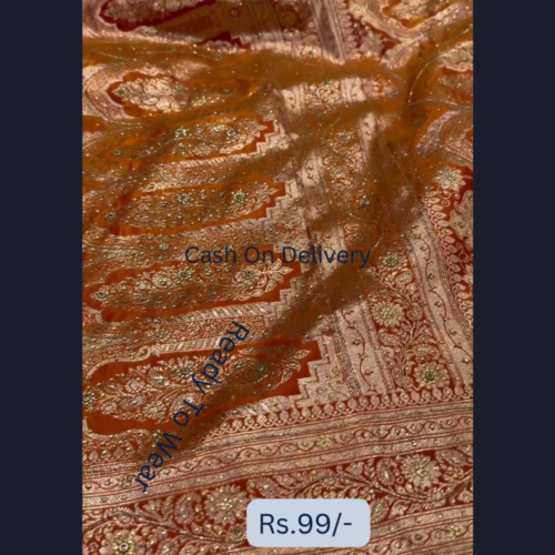 5022-1.png Heritage Gold Zari Saree in Burnished Orange