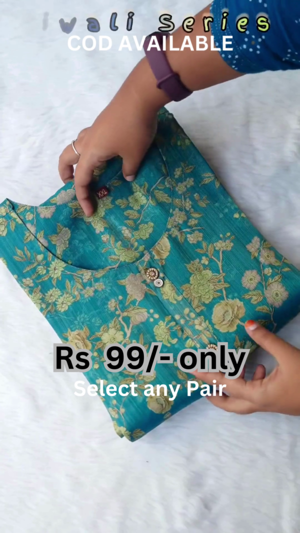 5047-2.png Burgundy Floral Silk Kurti | Diwali Series