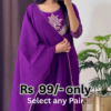 5049-2.png Golden Mustard Suit with Floral Organza Dupatta
