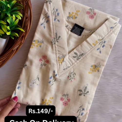 5055-2.png Sun-Kissed Florals: Kurta Pant Combo Set