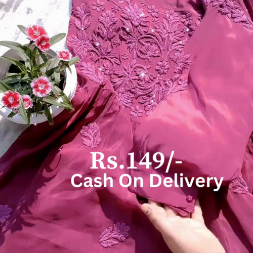 5057-1.png Wine Georgette Embroidered Anarkali Gown
