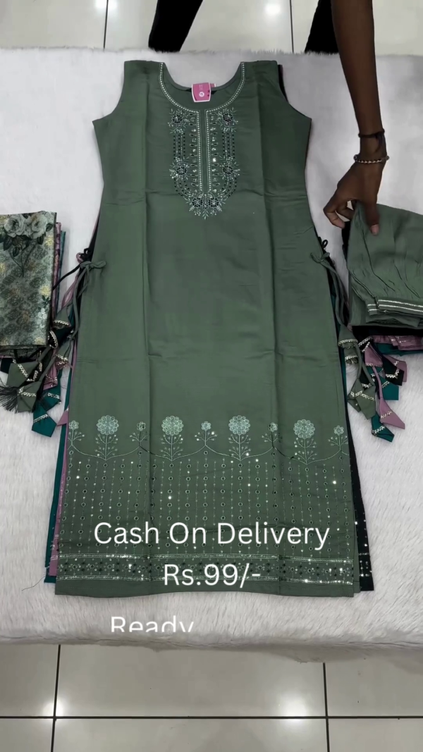 5065-2.png Sage Serenity: Embroidered Straight Suit Set