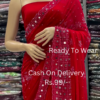 5068-1.png Crimson Radiance: Embroidered Mirror-Work Saree