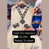 5069-2.png Monochrome Elegance: Embroidered White Anarkali Set