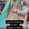 5070-2.png Seafoam Splendor: Embroidered Festive Anarkali Gown